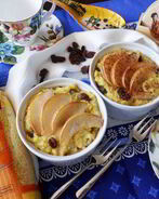 Каша пшенная с грушами и изюмом