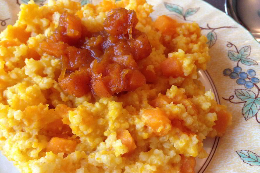 Рецепт простой пшенной каши с тыквой