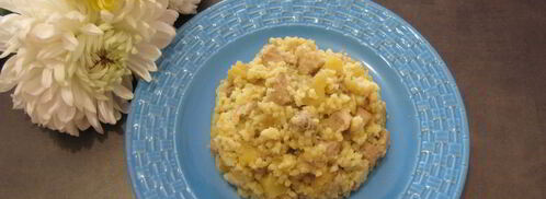 пшенная каша с картофелем и свининой. Шаг 11