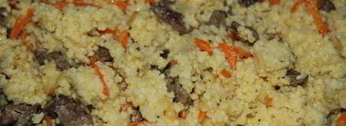 пшенная каша с куриными сердечками. Шаг 11