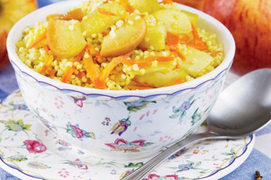 Рецепт пшенной каши с морковью и яблоками