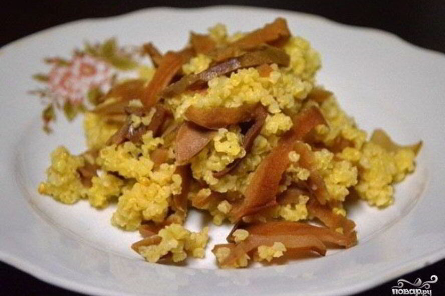 Рецепт пшенной каши с сухофруктами