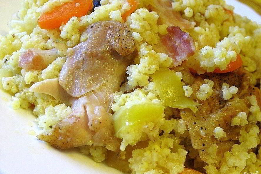 Рецепт пшенной каши с тушенкой в мультиварке