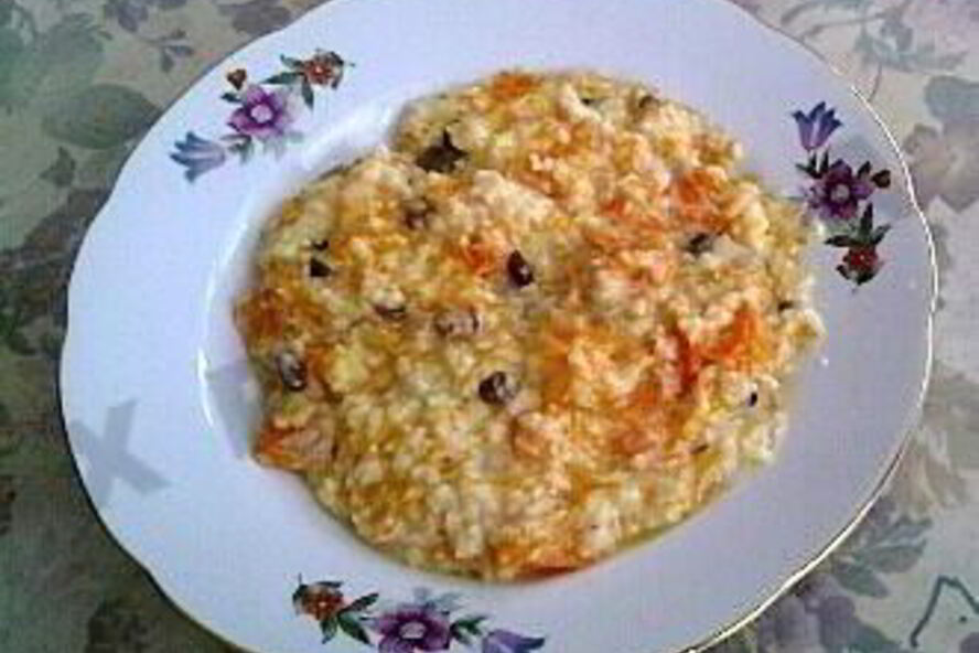 Рецепт пшенной каши с тыквой и изюмом