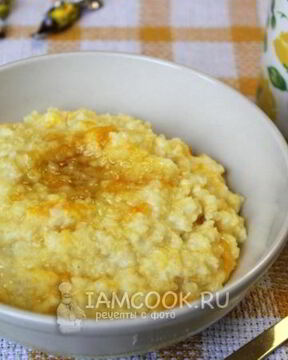 Пшенная каша с тыквой и медом