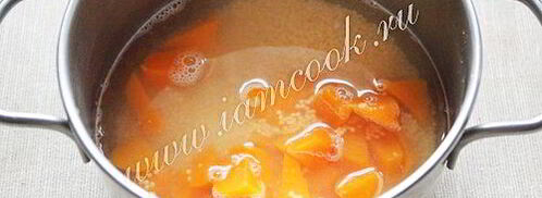 пшенная каша с тыквой и медом. Шаг 6