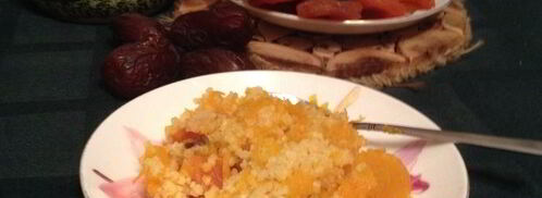 пшенная каша с тыквой и сухофруктами. Шаг 6