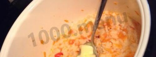 пшенная каша с тыквой, корицей и вишней. Шаг 8