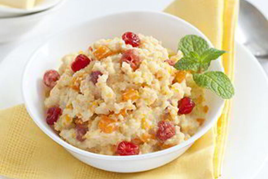 Рецепт пшенной каши с тыквой, корицей и вяленой вишней в мультиварке