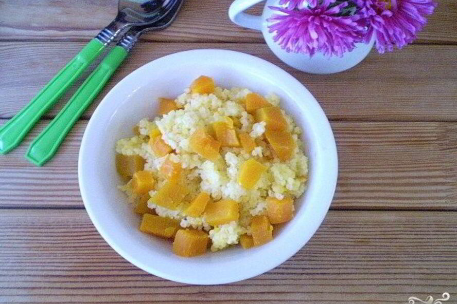 Рецепт пшенной каши с тыквой на молоке