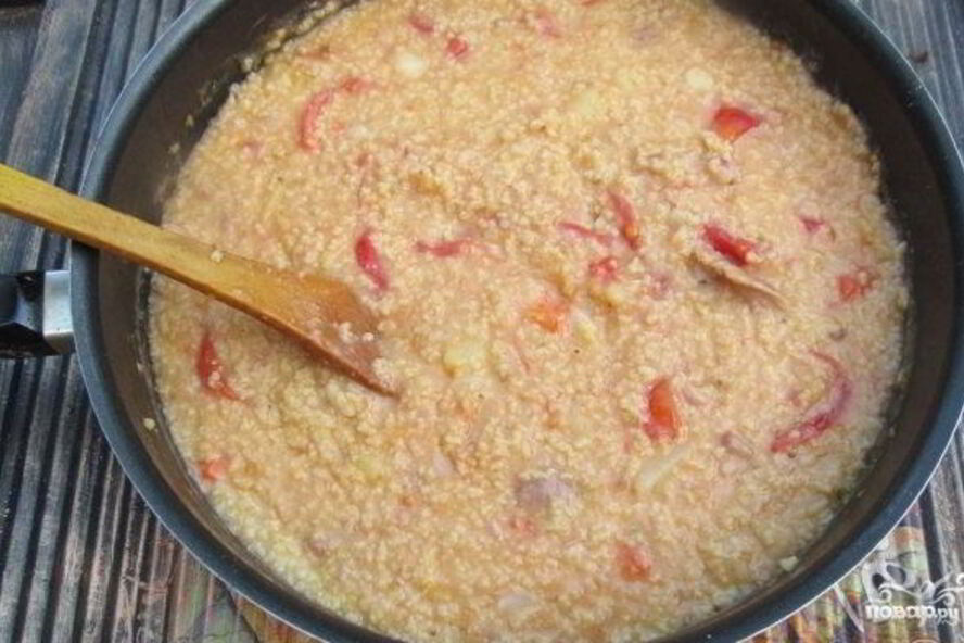 Рецепт пшенной каши со свининой