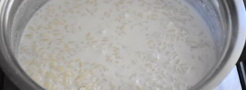 молочная рисовая каша. Шаг 6