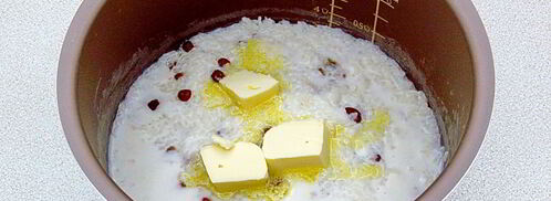 рисовая каша на молоке с изюмом. Шаг 5