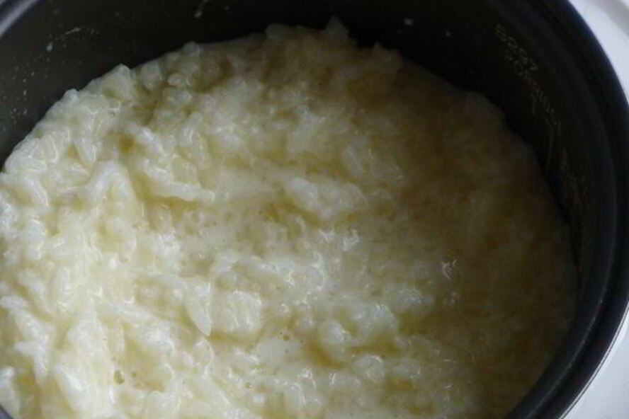 Рецепт рисовой каши на молоке в мультиварке