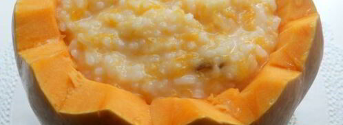 рисовая каша с айвой в тыкве. Шаг 6