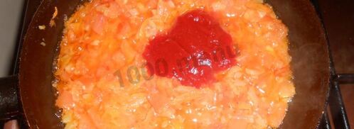 рисовая каша с овощами на гарнир. Шаг 5