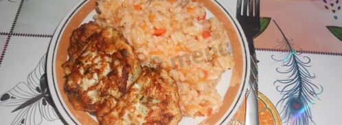 рисовая каша с овощами на гарнир. Шаг 7