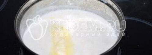 рисовая каша с персиком. Шаг 4
