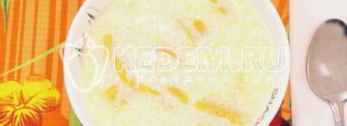 рисовая каша с персиком. Шаг 6