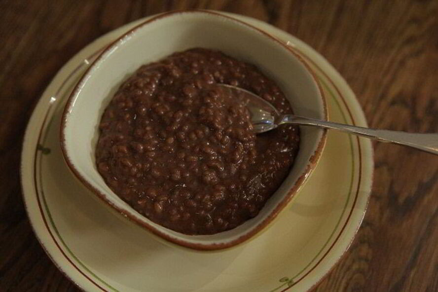 Рецепт шоколадной рисовой каши