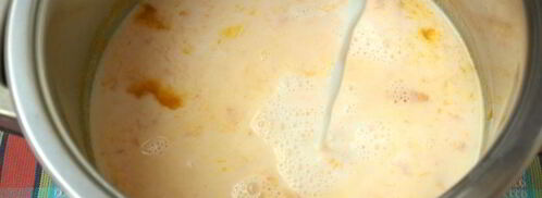 тыквенно-рисовая каша на молоке. Шаг 5