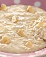 Самая простая овсяно-сливочная каша с бананами