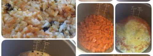 тыквенная каша с рисом в мультиварке. Шаг 8