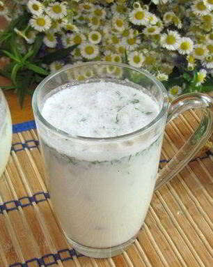 Айран из сыворотки