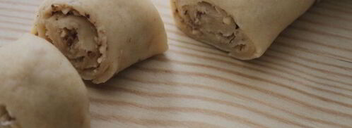 булочки с грецким орехом и сахарным сиропом. Шаг 6