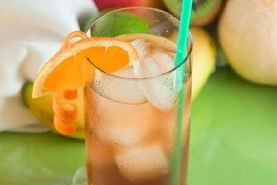 Рецепт апельсинового холодного чая