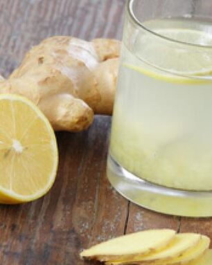 Чай с лимоном и имбирем