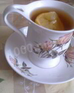 Чай с лимоном и медом