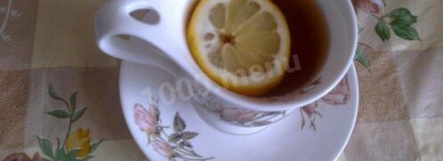 чай с лимоном и медом. Шаг 6