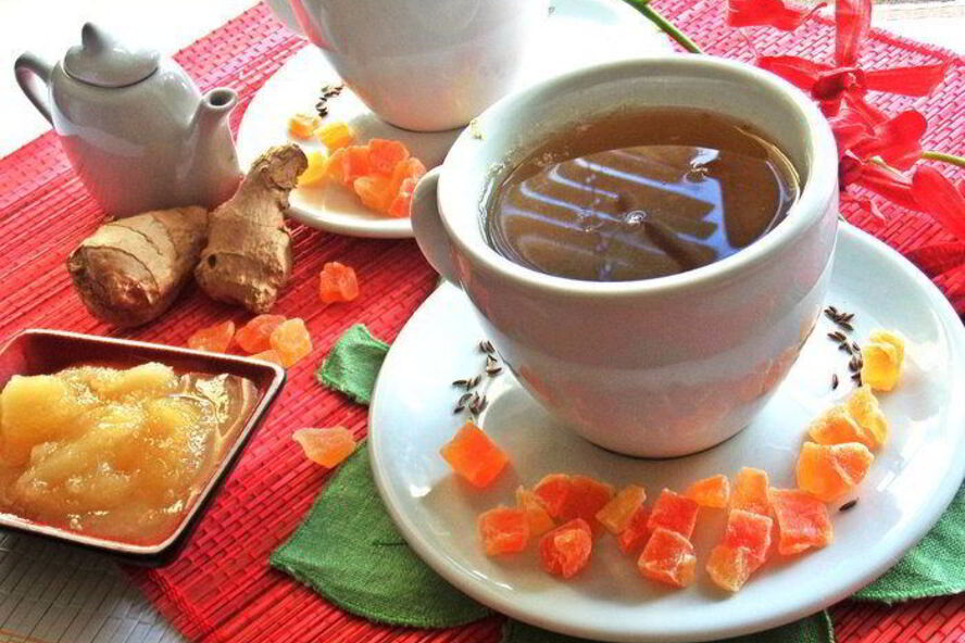 Рецепт чая с тмином и имбирем