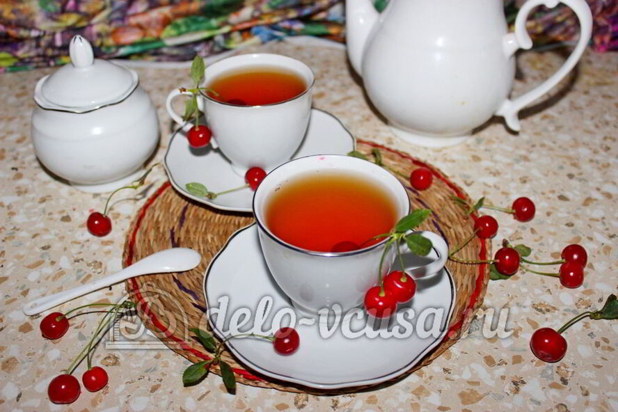 Рецепт чая с вишней