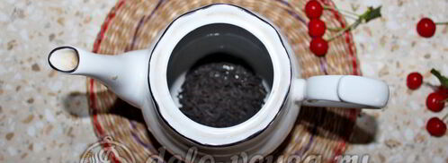 чай с вишней. Шаг 3