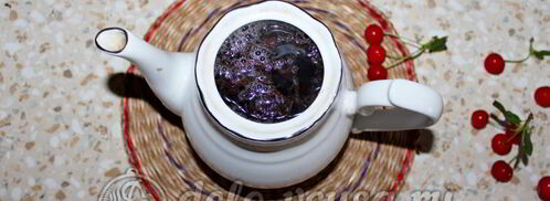 чай с вишней. Шаг 5