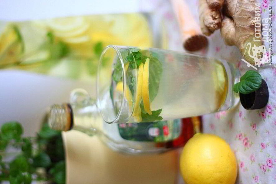 Рецепт горячего лимонного чая с имбирем и мятой франкфурт
