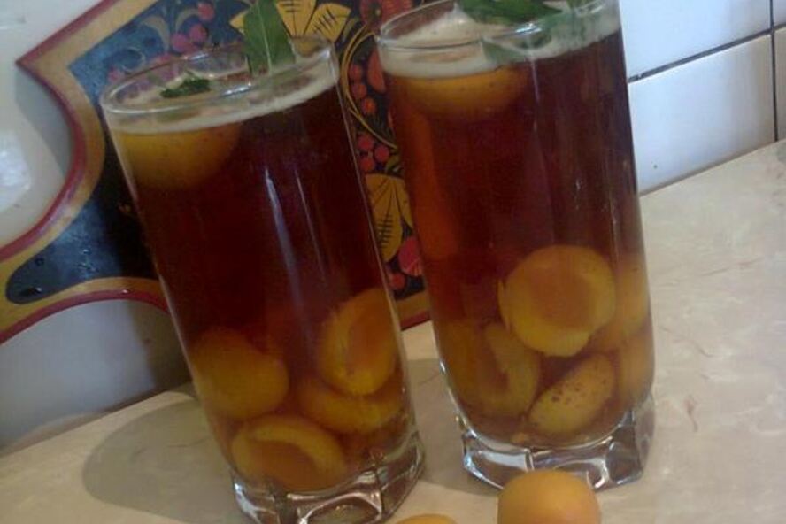 Рецепт холодного чая с абрикосом