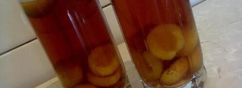 холодный чай с абрикосом. Шаг 5