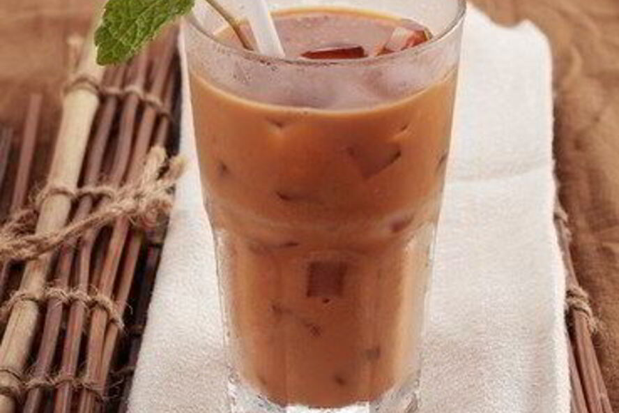 Рецепт холодного чая с молоком и мятой