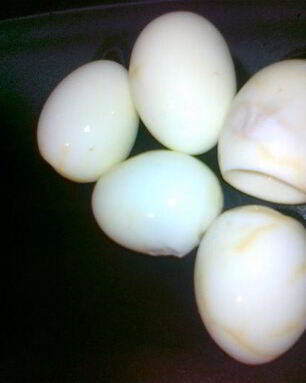 Яйца с ароматом чая