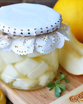 Дыня в сиропе без стерилизации