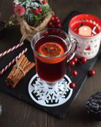 Безалкогольный клюквенный глинтвейн