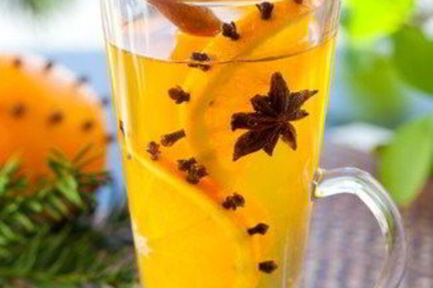 Рецепт глинтвейна из белого вина с цитрусовым ароматом