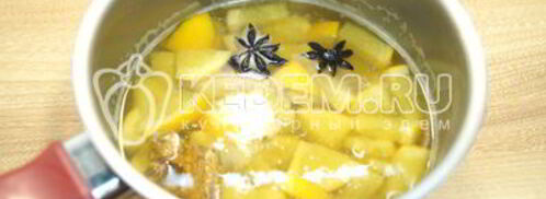 глинтвейн из белого вина. Шаг 7