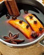 Глинтвейн с анисом и фруктами