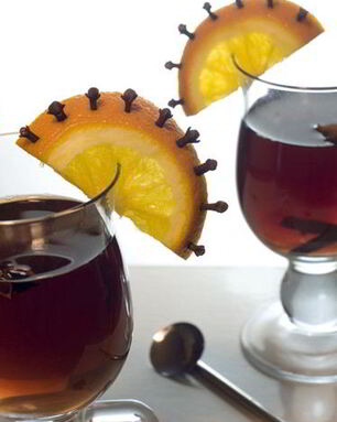 Глинтвейн с фруктами