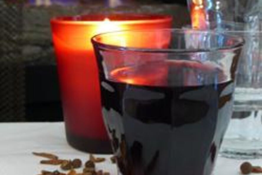 Рецепт глинтвейна с изюмом и апельсином