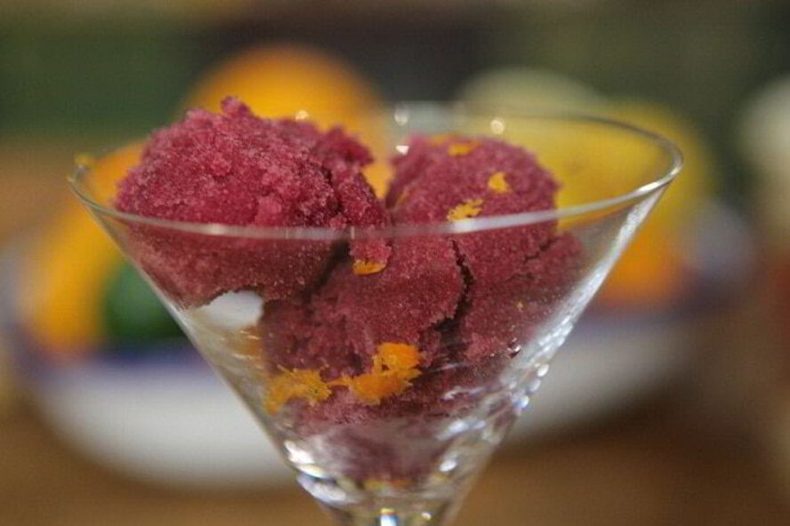 Рецепт сорбе из глинтвейна